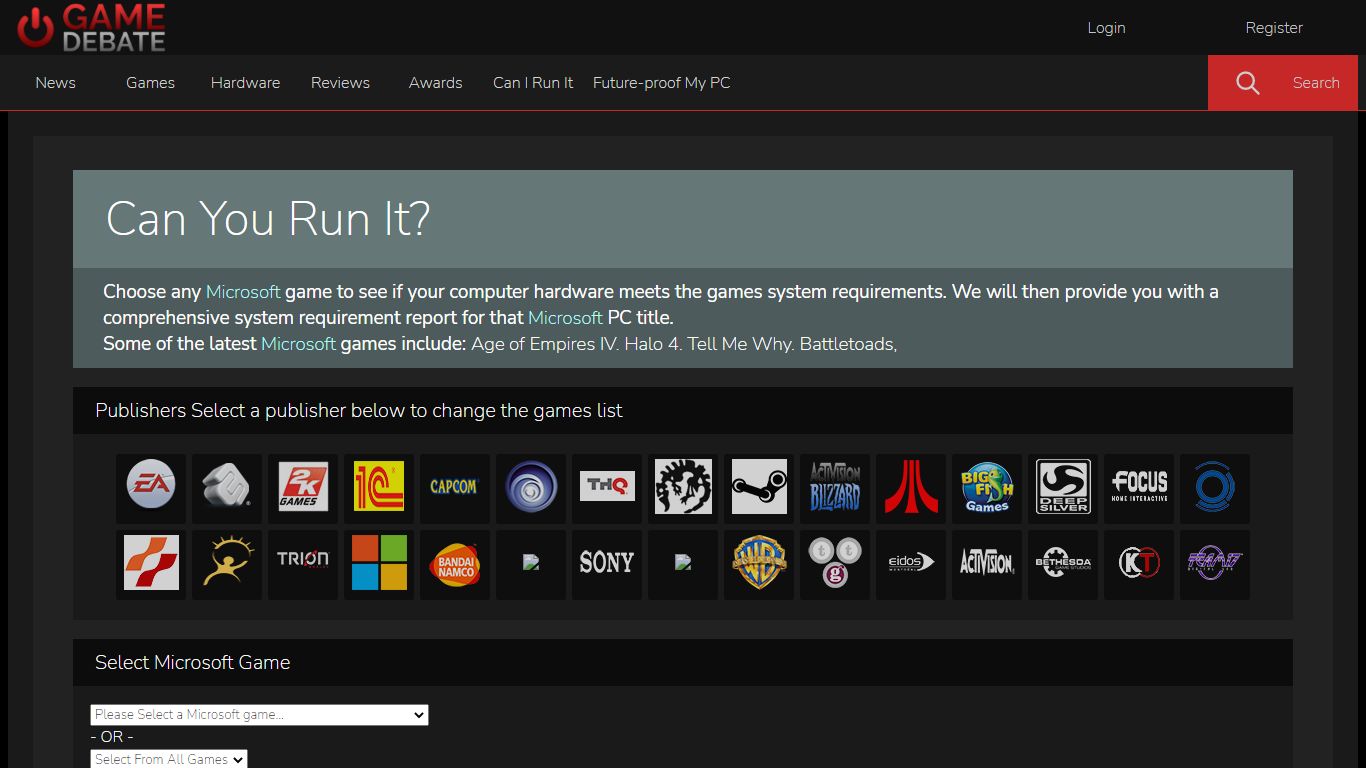 Microsoft Games - System Requirement Checking Tool - Game-Debate