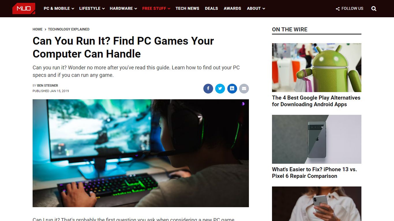 Can You Run It? Find PC Games Your Computer Can Handle - MUO